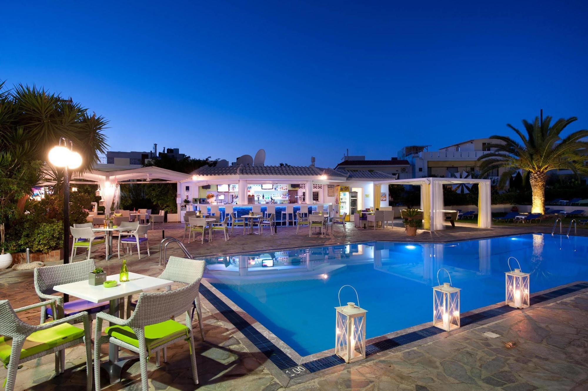 Kristalli Hotel Apartments Malia Exterior foto